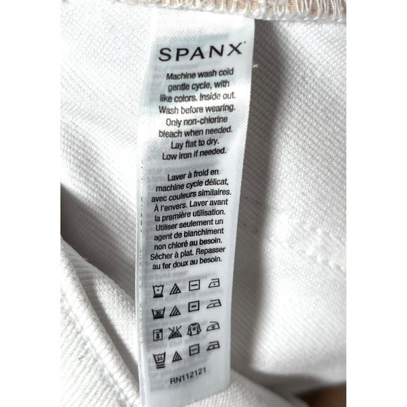 SPANX Ready-to-Wow Denim Leggings white sz M - Picture 8 of 11